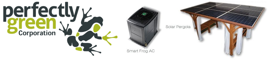 Perfectly Green Smart Frog AC & Pergola