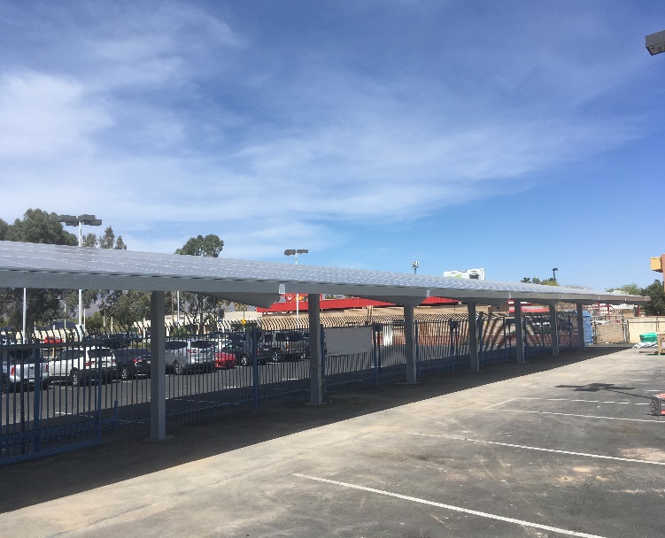 Parking Shade Structure Solar 2