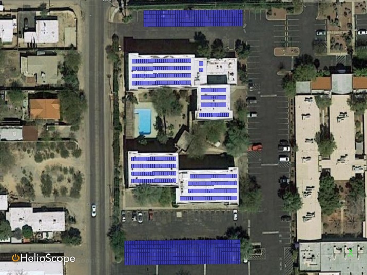 Roof Top & Parking Shade Layout